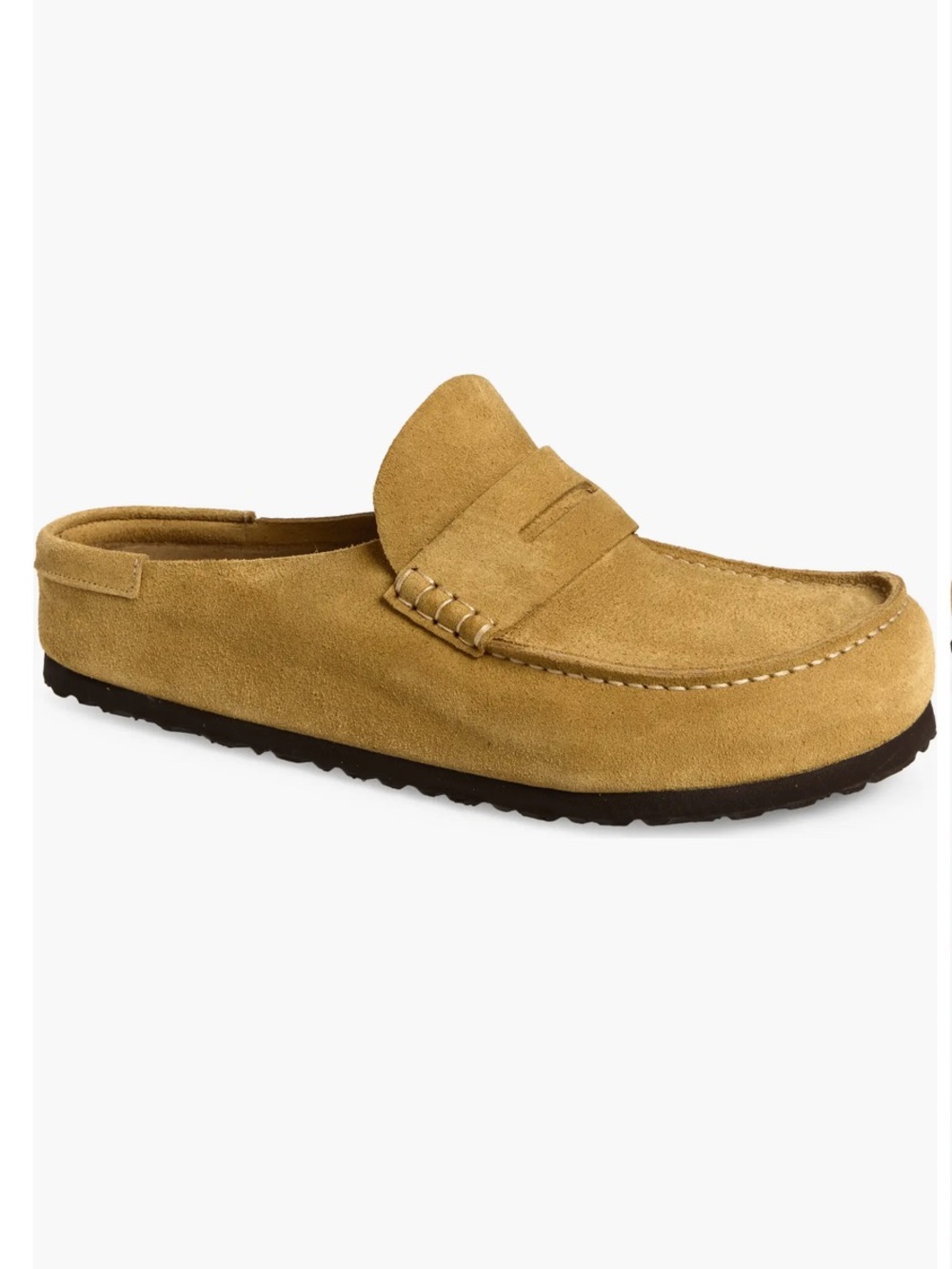 Birkenstock Unisex Suede Leather Naples Loafer Clog 36EUR
